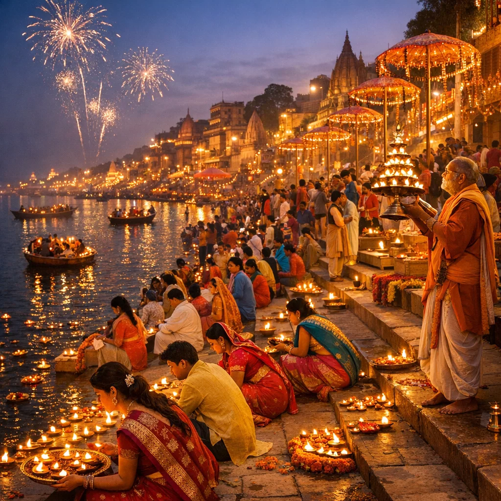 Dev Deepavali festival in India