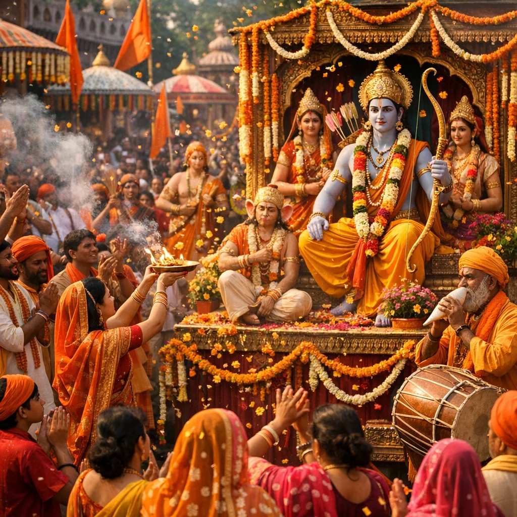 Ram Navam festival in India