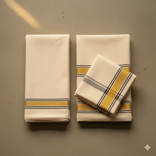 Chendamangalam Dhoties and Set Mundu