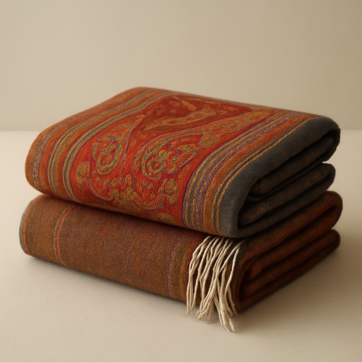 Dharampuri Handloom Reversible Woolen Shawls