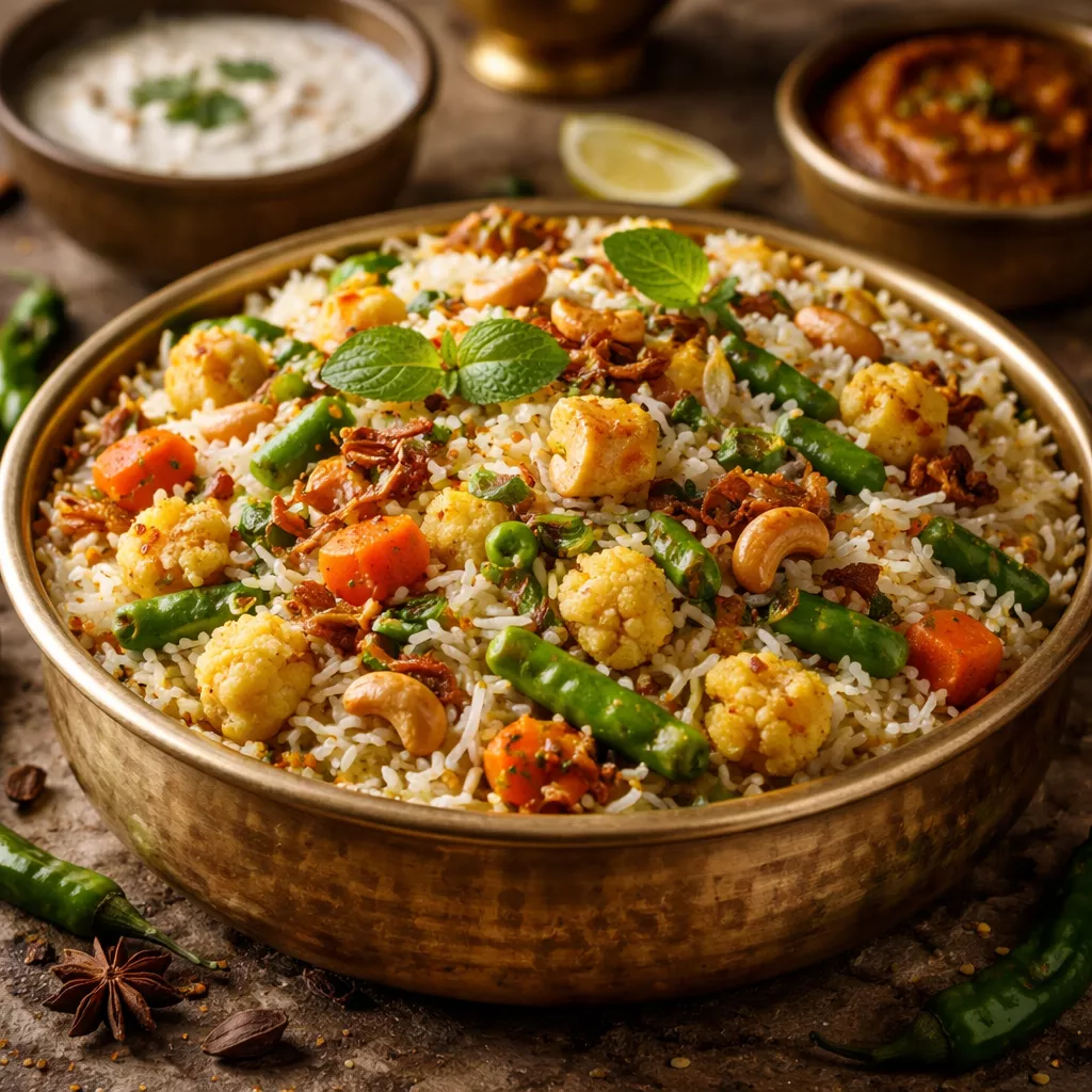 Khammam Kakatiya Veg Pulao