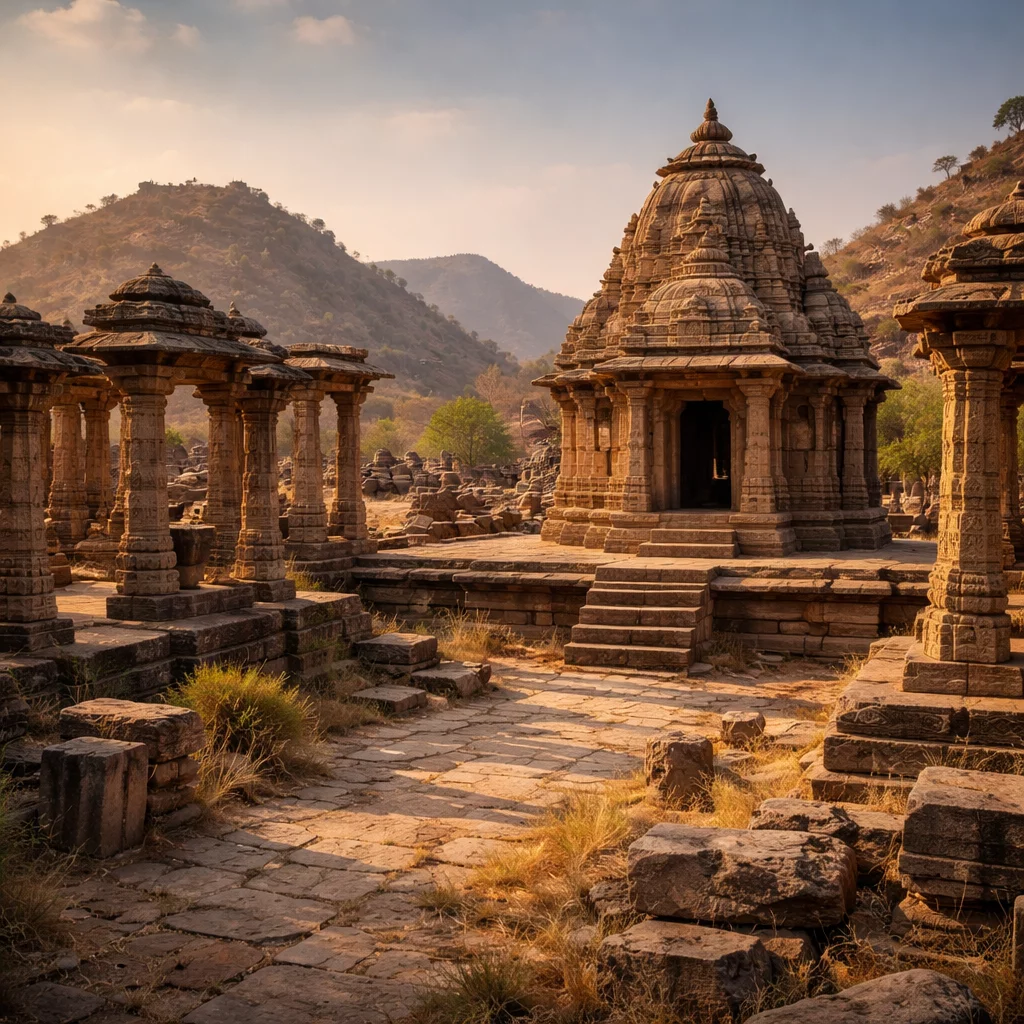 7th-century Sanskrit Pathshala ruins