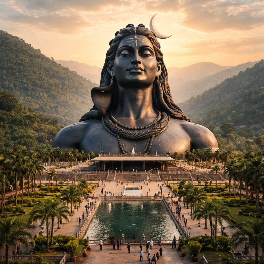 Adiyogi Siva Statue Titlagarh