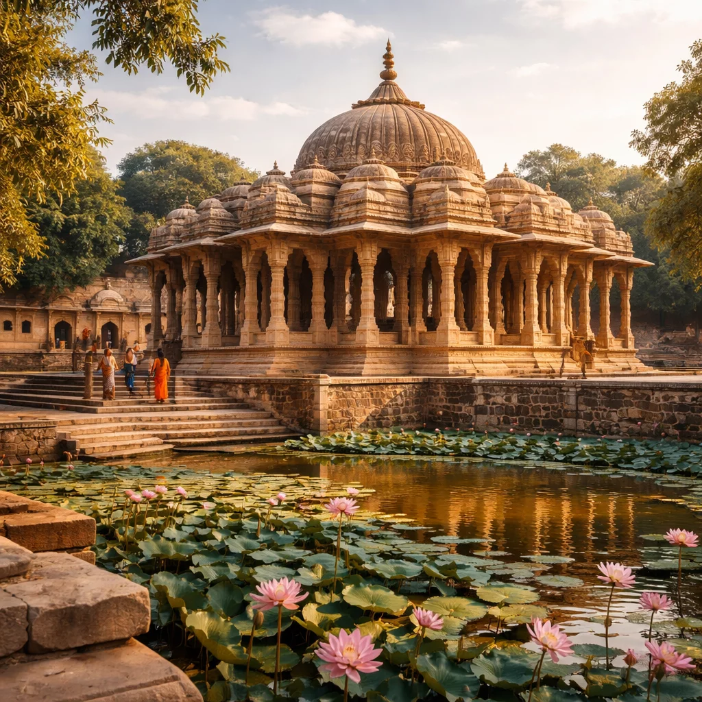 The Kaman Braj Bhoomi Circuit (Chaurasi Khamba Temple)