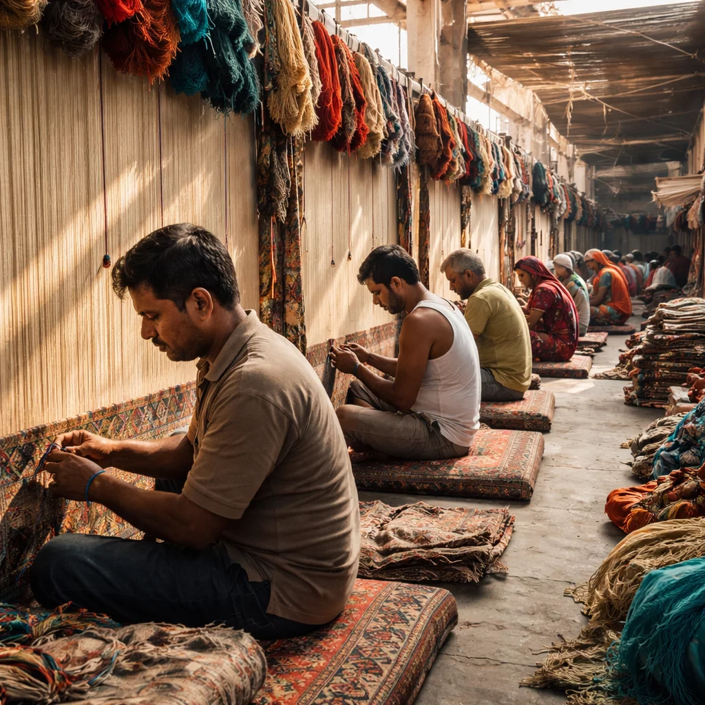 Chauri Bazaar Carpet Weaver Clusters
