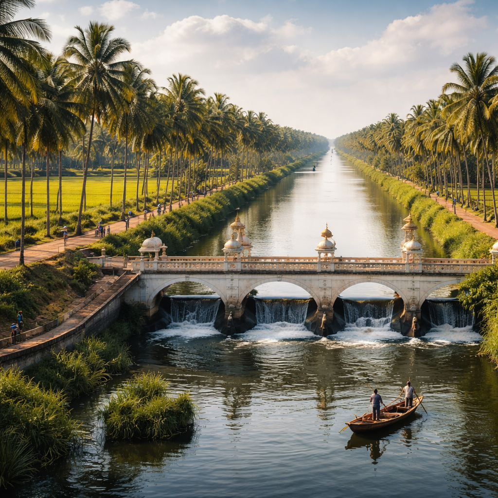 Godavari Canal Network