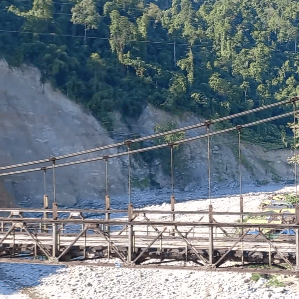 Hanging Bridge over Siyom River