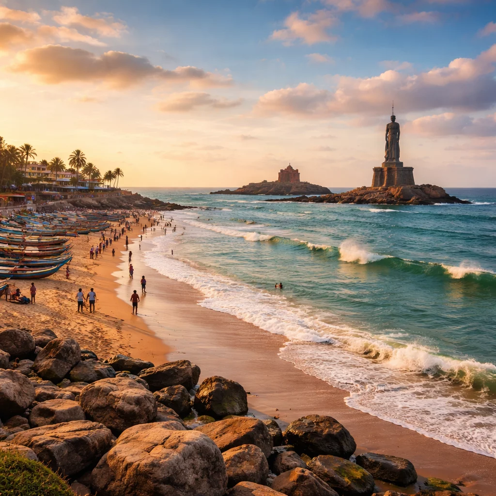 Kanyakumari Beach