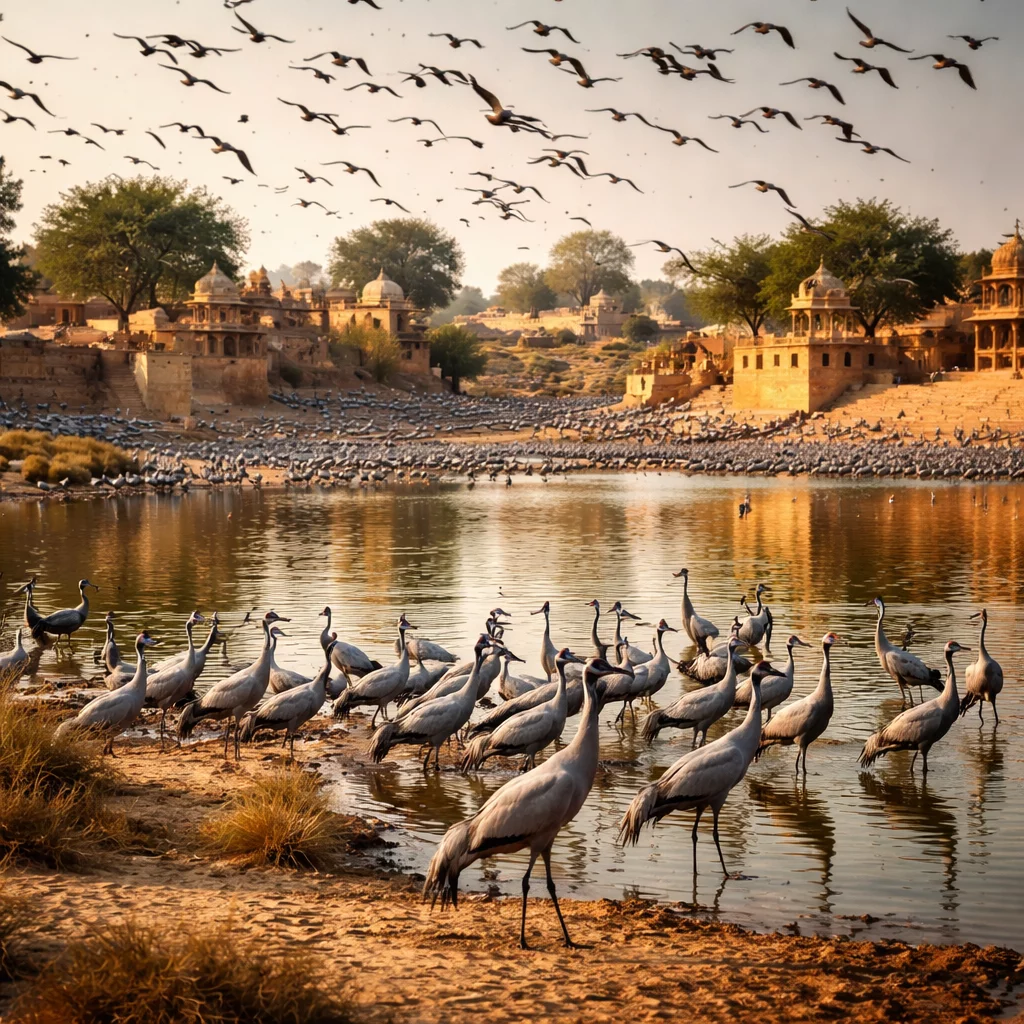 Khichan Bird Sanctuary