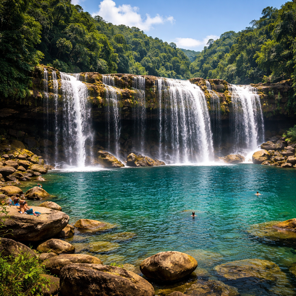 Krang Suri Waterfall