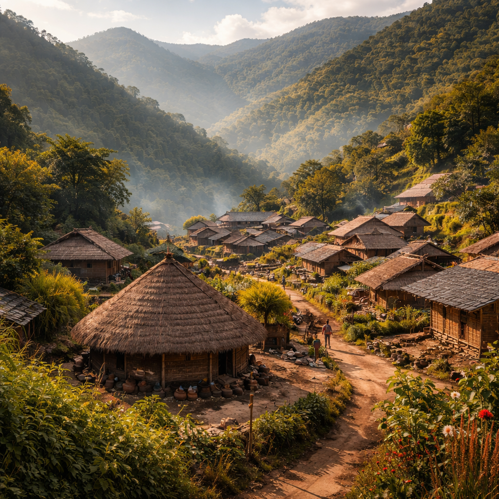Longpi Pottery Village