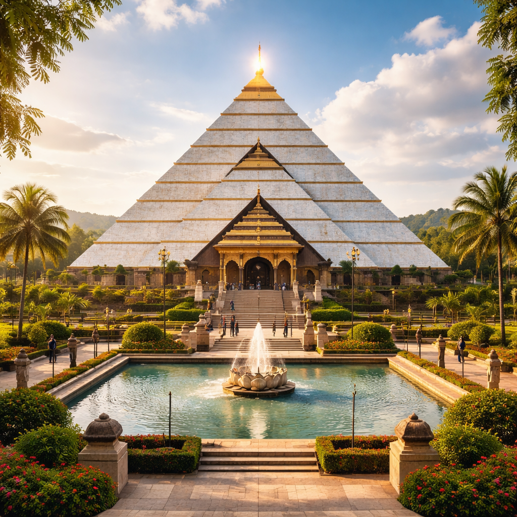 Maheshwaram Pyramid Temple