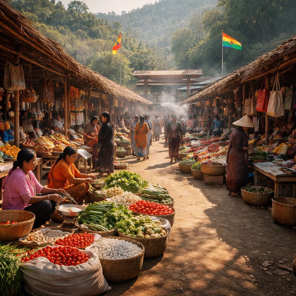 Namfalong Market (Indo-Myanmar Border)