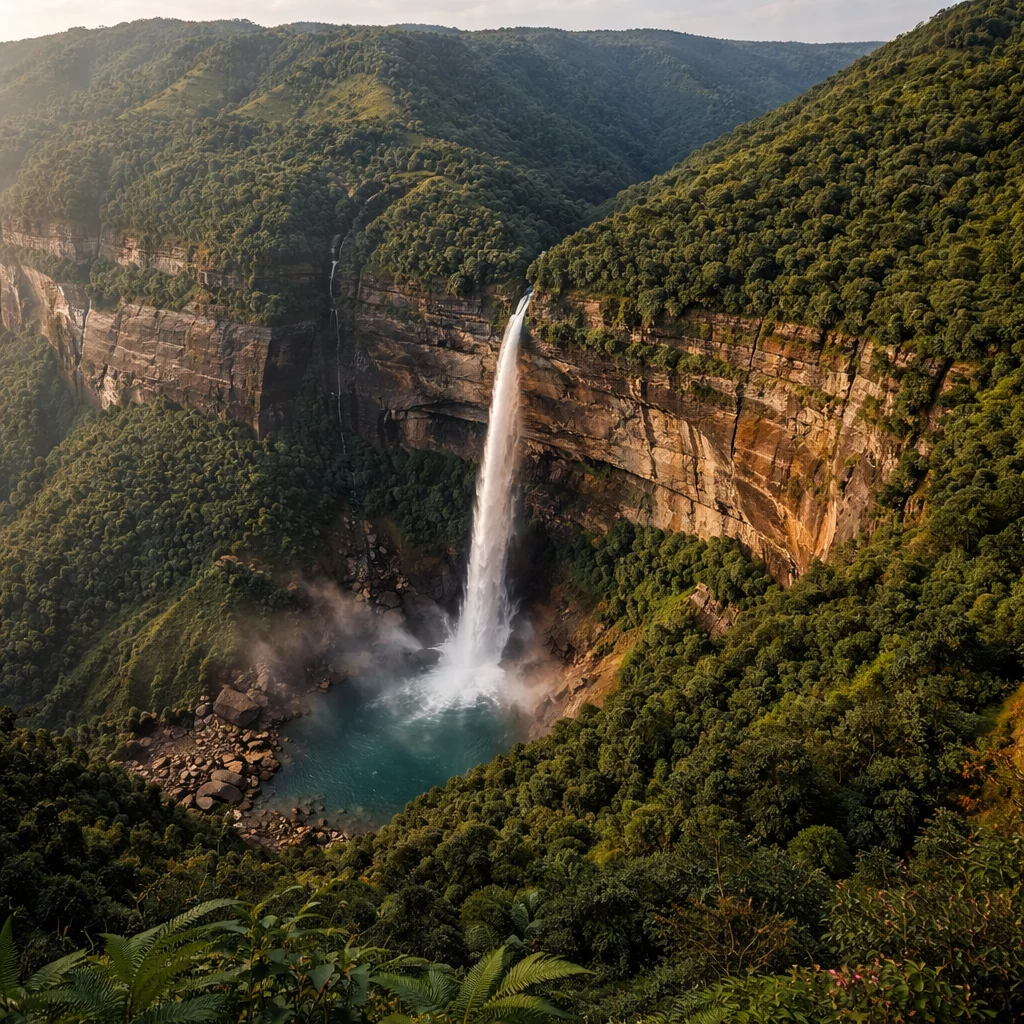 Nohkalikai Falls