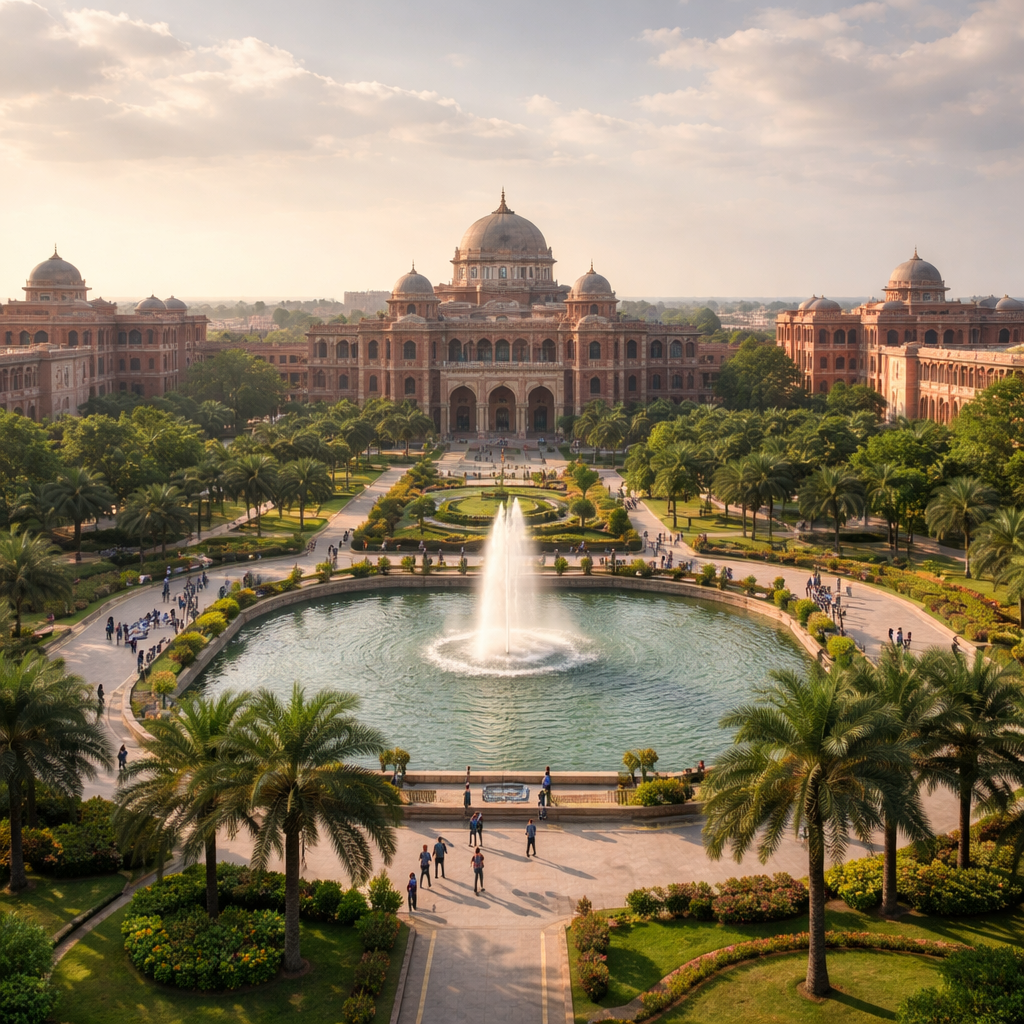 O P  Jindal Global University (Campus View)