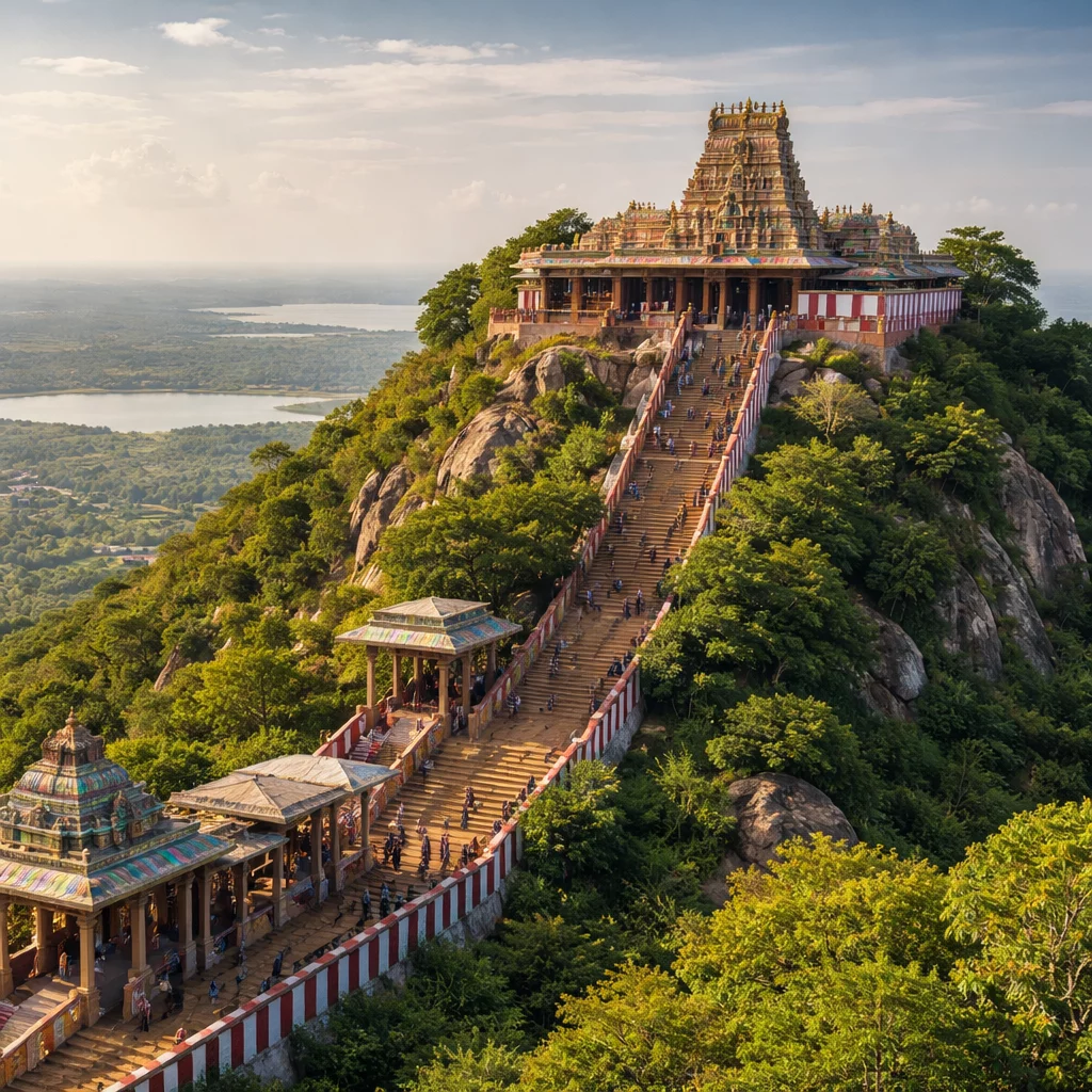 Sholingur Hill Temple