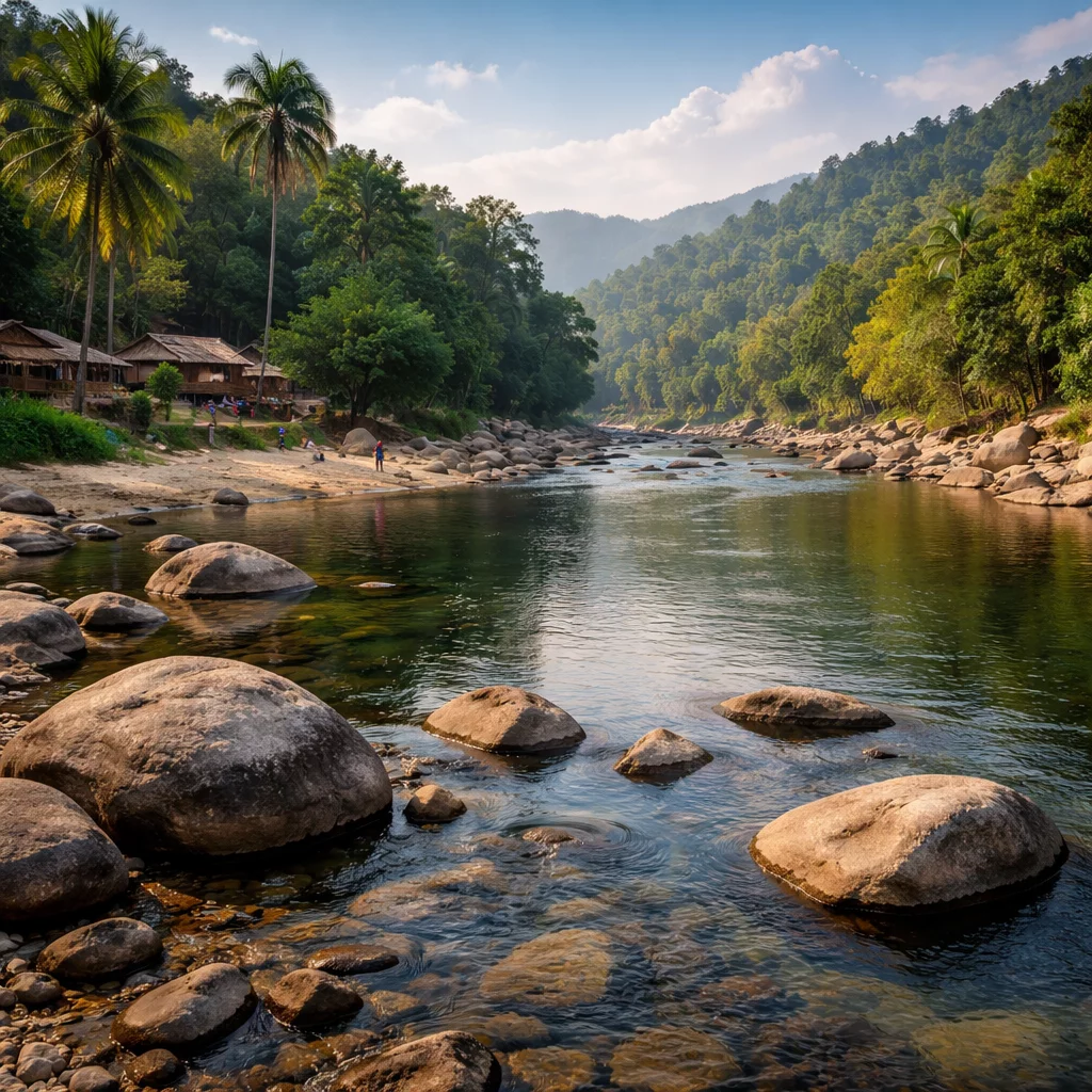 Simsang River Banks (Williamnagar)
