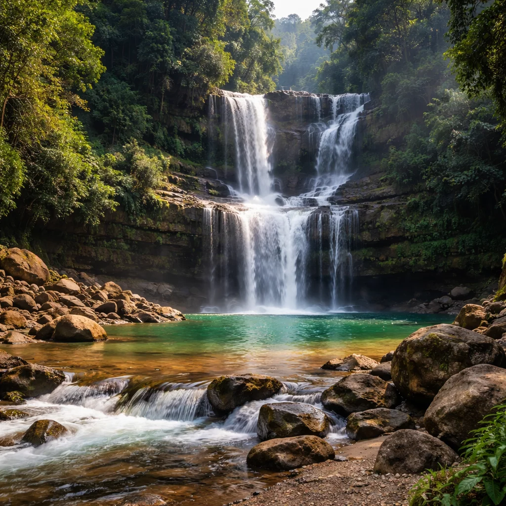 Thangjing Chiru Waterfalls (Outskirts)