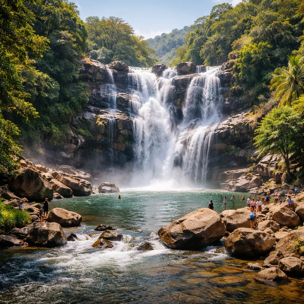 Tharamangalam Waterfalls