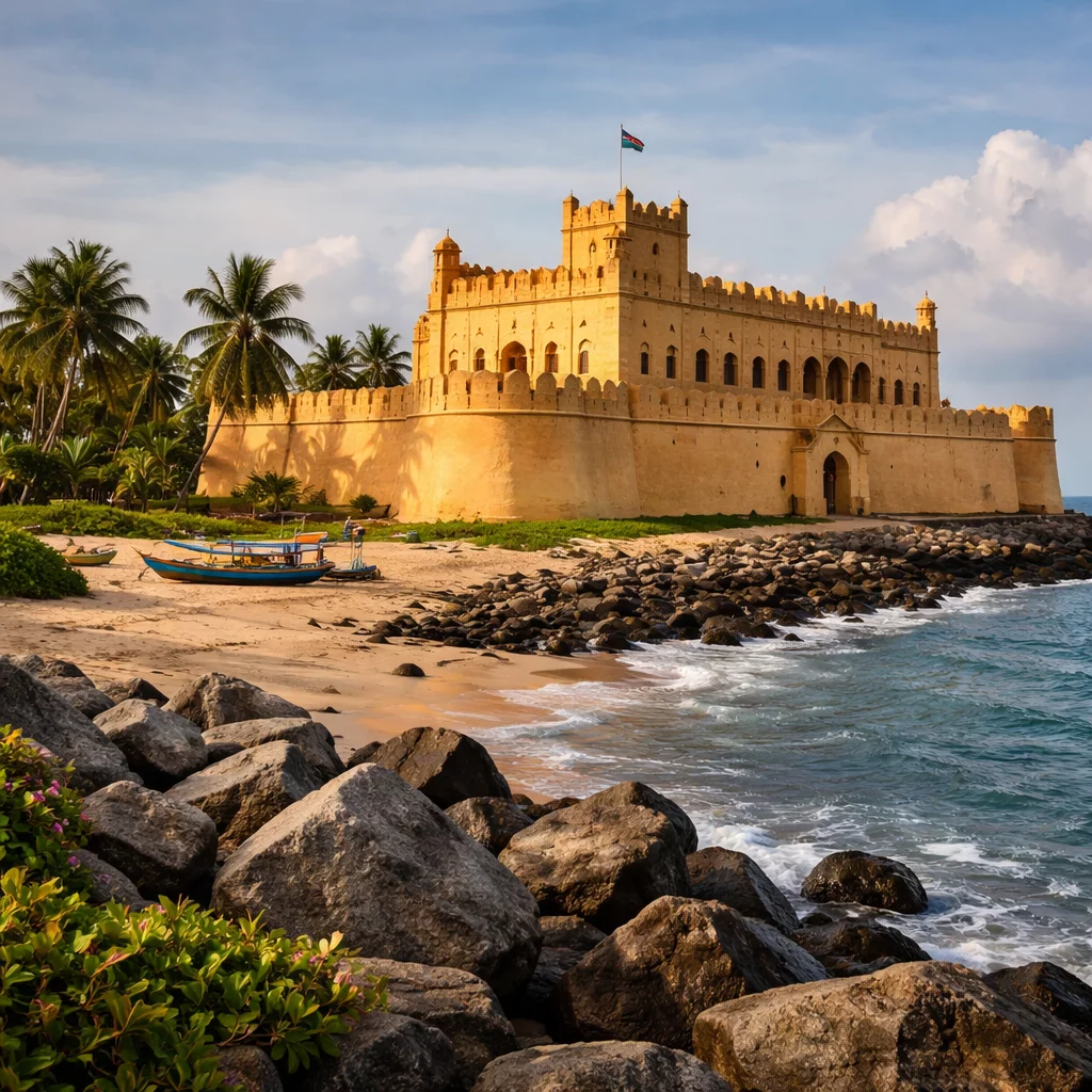 Tharangambadi (Tranquebar) Danish Fort & Beach