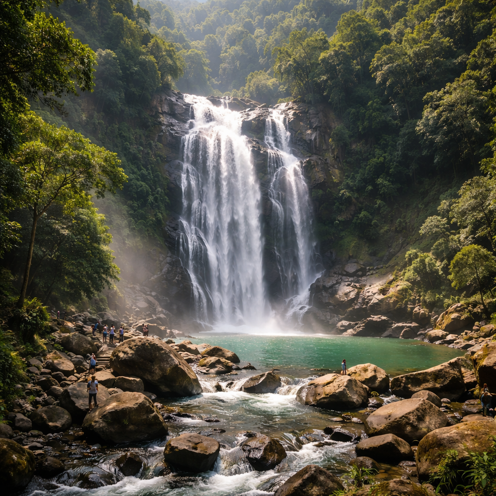 Thonam Waterfalls