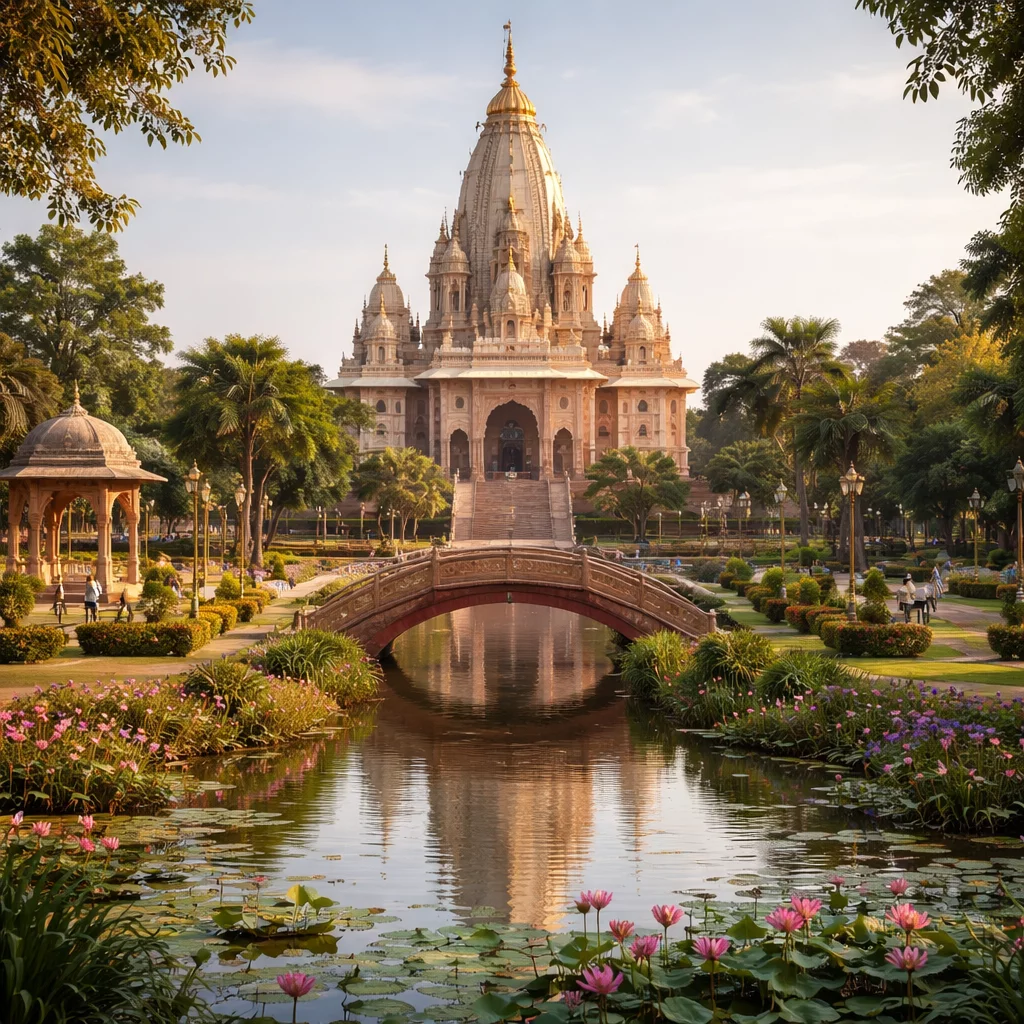 Vasudev Temple & Tulsi Park